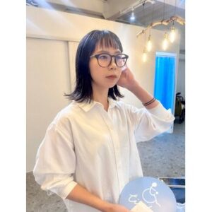 ▲ 量もすける縮毛矯正で朝ラク髪へ導くカット術▲