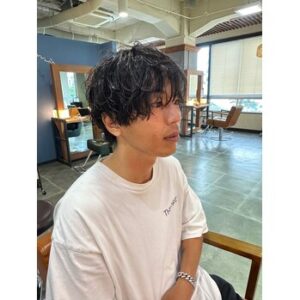 メンズカット×パーマで朝ラクビフォーアフター